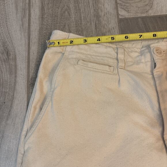 Imogene + Willie Military Trousers In Ivory Women’s Sz 26/32 Pockets Cotton - Picture 7 of 14